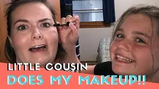 COUSIN DOES MY MAKEUP ?????!!!