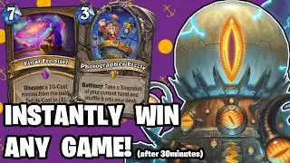 Mecha-thun Druid Goes INFINITE in Standard! Great Dark Beyond Hearthstone Druid Deck