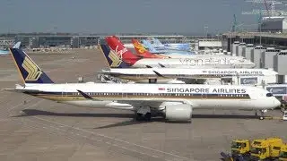 Close Up Ground Operations at Manchester Airport - Terminal 1+2 - Terminal Development