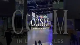 COSM, Live Sports in Los Angeles. Giant Sports Screen.