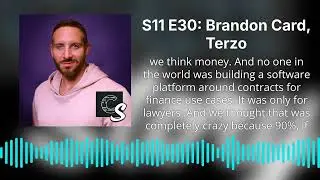 S11 E30: Brandon Card, Terzo | Code Story: Insights from Startup Tech Leaders