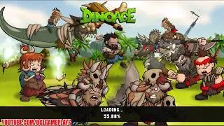 DinoAge: Prehistoric Caveman & Dinosaur Strategy! Gameplay (Android iOS)