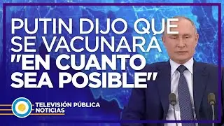 Putin dijo que se vacunar&aacute; 