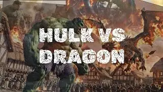 Hulk vs Dragon Fight | Shararti bandar #share #hulk #dragonball #animals #shorts