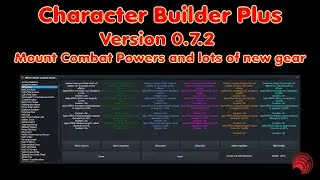 Neverwinter: Character Builder Plus v0.7.2 - Mount Combat Powers!