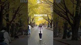 Hokkaido trip 2024, caught the first snow in Sapporo ❄️ #sapporo #hokkaidotrip #japantravel #japan