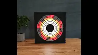 20 Band Circle spectrum analyzer, sound reactive, audio spectrum display