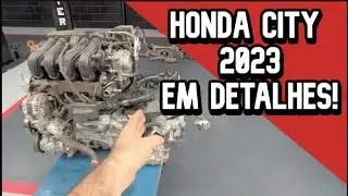 We removed an engine from a 2023 Honda City!