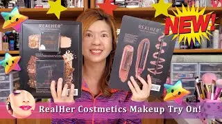 New Makeup Try On - Real Her Cosmetics!