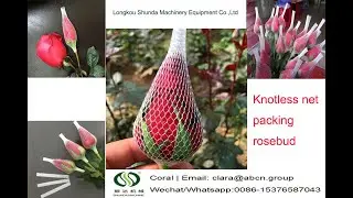 rose knotless net production line,rose net making machine，rosebud protect net production line