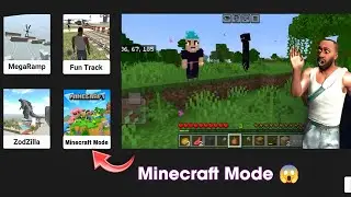 FRANKLIN GOING MINECRAFT WORLD MODE 😱IN INDIAN BIKE DRIVING 3D | BhushanBhai | New Mode Update