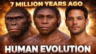 Timelapse Evolution: Human Ancestors from 7 Million Years Ago to Today | AI & Evolution