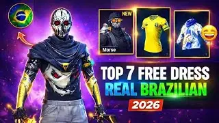 Free fire top 7 dress combination/best freestyle dress combination/best Brazilian style dress combo📈