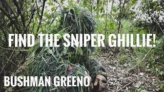 Camouflage Ghillie Suit In Australian Bush | Can You Spot The Sniper!!! | BushMan Greeno