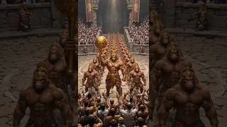 Hanuman ji line up many hanuman,#hanumanji #shortsfeed #ram #shorts #ai #fitness #viralvideo