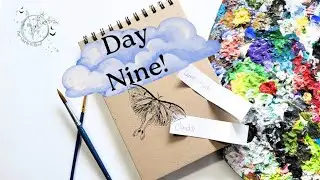 Painted my sketch book that I plan to finish this year with my 9th painting of 2026!