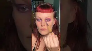 Purple Grunge Makeup #grungemakeup #glam #altmakeup #makeuptutorial #makeuptransformation