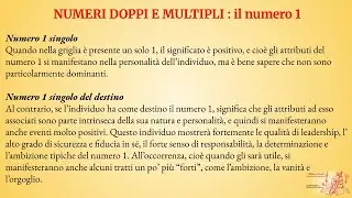 Numeri doppi e multipli  - Il  numero  1 doppio, triplo o multiplo