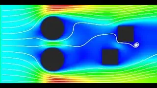 Lattice Boltzmann Method (LBM) 2D Solver in C#