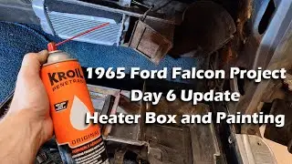 1965 Ford Falcon Station Wagon project Day 6 - Heater core swap and undercarriage painting