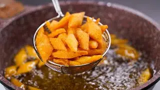 CRISPY RICE FLOUR SNACKS | EASY RICE FLOUR CHIPS | TEA TIME SNACKS | RICE CHIPS | N'Oven
