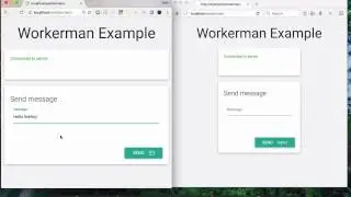 Websocket Workerman example