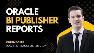 Master&ndash;Detail Report in Oracle BI Publisher | Fusion HCM SQL Data Model Tutorial for Freshers Telugu