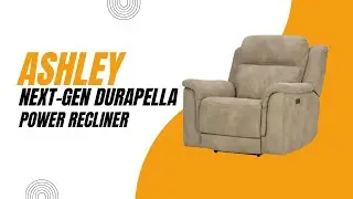 Signature Design by Ashley Next-Gen DuraPella Power Recliner with Adjustable Headrest