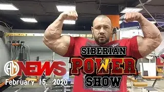 2020 Siberian Power Show. Алексей Тронов тренирует руки.