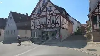 Driving Holzgerlingen to Walddorfh&auml;slach - 🇩🇪 Germany 🇩🇪