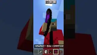 ДВА ВИДА СТРЕЛЬБЫ ИЗ ЛУКА СОКОЛИНОГО ГЛАЗА #minecraft #test #marvel #shorts
