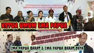 Dr. Lenis Kogoya SK Kan LMA Provinsi Papua Barat & Papua Barat Daya