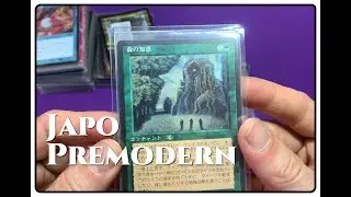 Gloria pura 4BB Japo, cartas premodern. Sylvan library, sneak attack, penumbra wurm, standstill.