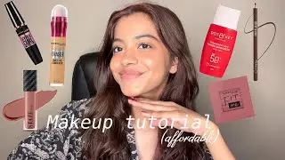 a *makeup tutorial* using affordable🪽💰products | dia gautam