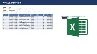 Excel VALUE Function - Beginner Tutorial with examples