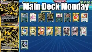 Main Deck Monday. Eternatus VMAX. Just flip heads! 4 Prizes in 1 Turn!