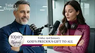 TODAY&rsquo;S RHAPSODY: JANUARY 23RD - GOD&rsquo;S PRECIOUS GIFT TO ALL #TheHolySpirit