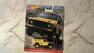Hot Wheels Land Rover Defender 110 Hard Top (Unboxing)