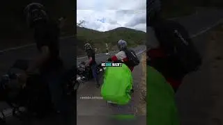 This pause almost ended everything&hellip;!🤯 #bikerlife #shorts