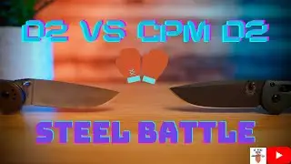 CPM D2 VS D2 Knife Steel Battle