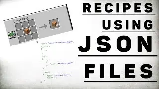 Crafting with JSON Recipes! - Minecraft 1.12.2 Modding Tutorial - Episode 4