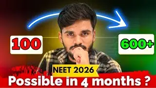 Can you still crack NEET 2026 in last 4 Months? ||#neet2026#neetstrategy 