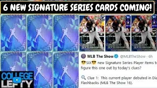 6 New Signature Series Cards Coming to MLB The Show 19! Signature Series Prediction with Clues!