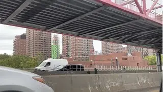 Enjoying a nice Uber ride from Sunnyside Queens to Newport Path station.