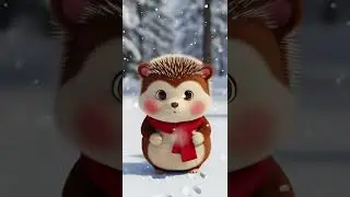 Margo with snow ❄️ #animation #trending #animalfriends #foryou #shortvideo