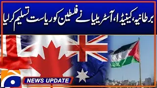 Britain, Canada, Australia recognize Palestine as a state | 6:30 News Update