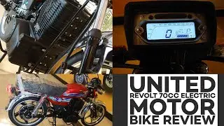United Revolt 70cc Electric Motor Bike Review - Feature - Price - Top Speed