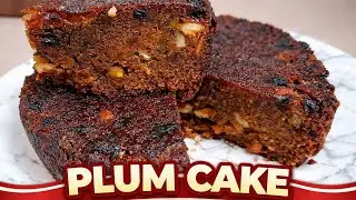 🍰 No Alcohol Plum Cake | Soft, Moist & Flavorful | This Plum Cake Recipe Tastes Better Than Bakery