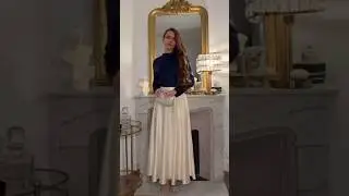 Silk flare skirt tutorial. Umbrella Circle skirt. #diy #skirt