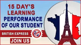 Learn French Course with professionals |Learning Performance of 1 month of our student